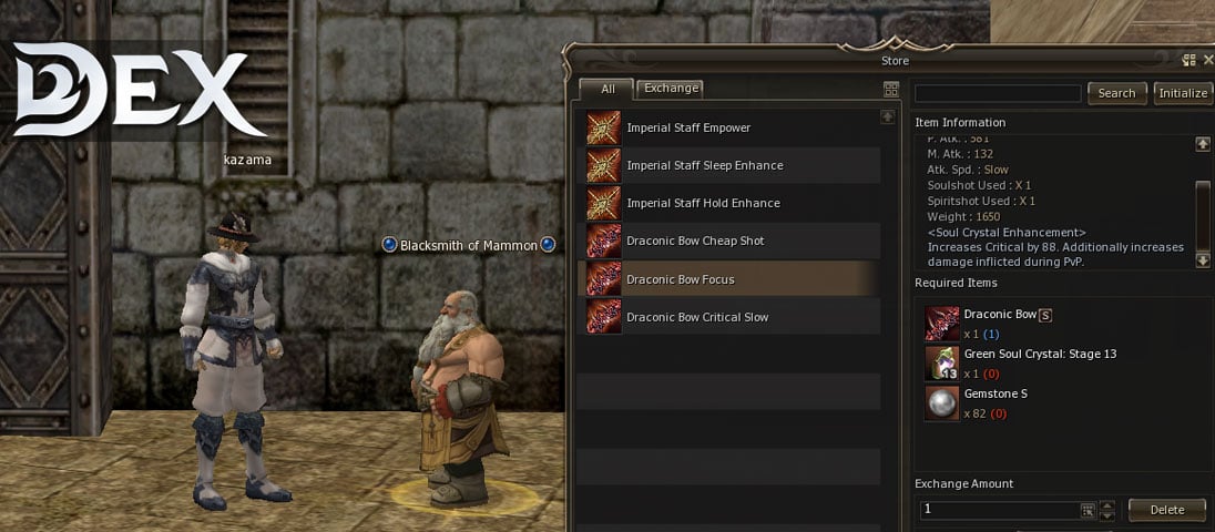 Weapons Special Abilities Lineage 2