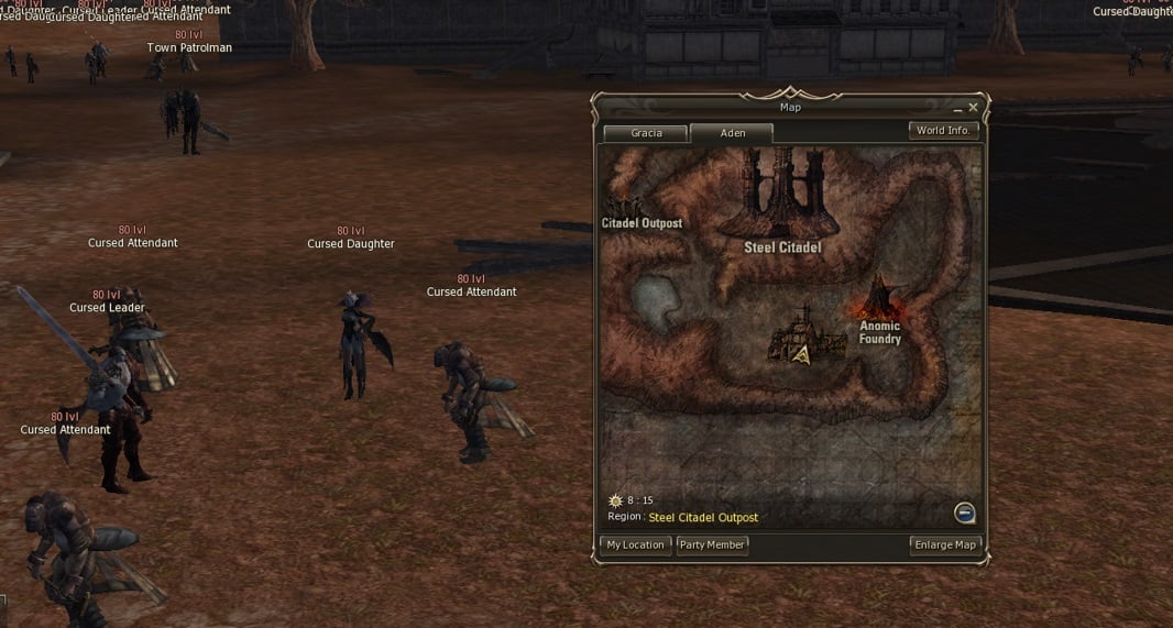 Cursed Town Lineage2